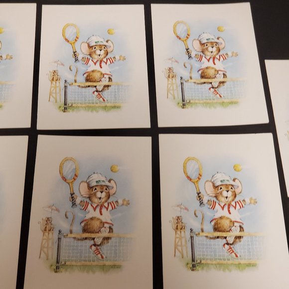 Greeting Cards 7 Red Farm Studio Tennis Anyone ! - Picture 3 of 5